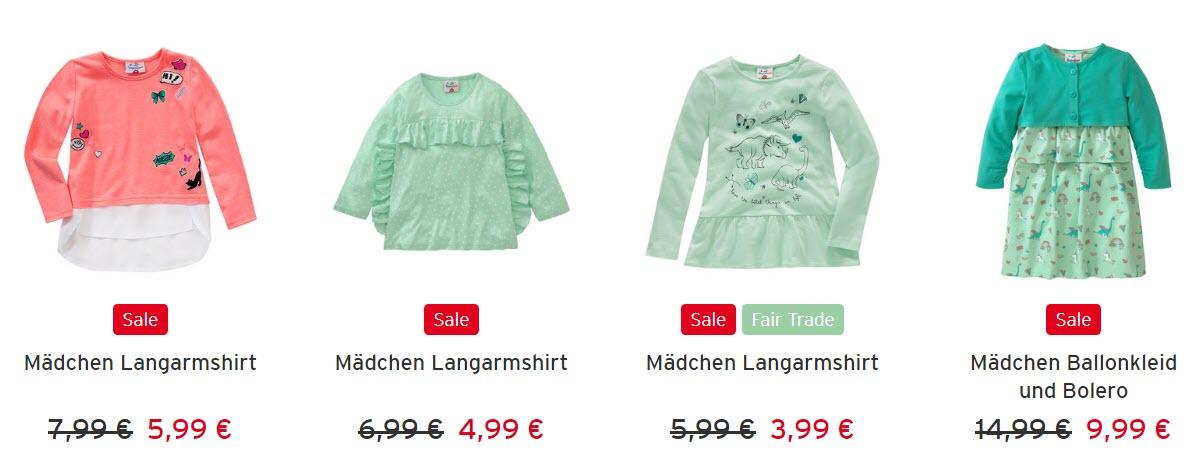 Сезонная распродажа детской одежды Скидка 30% из магазина Ernstings family (Германия)