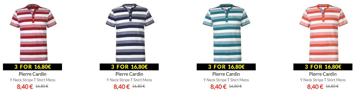Мужские футболки и поло, 3 за 16.80€  Скидки до 40% из магазина Sports Direct (Германия)