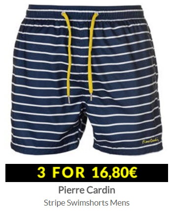 Мужские шорты 3 за 16,80€ Скидка до 30% из магазина Sports Direct (Германия)