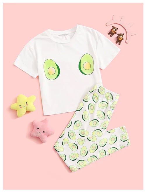 Пижамы для девочек Скидки до 55% из магазина Shein (Германия)