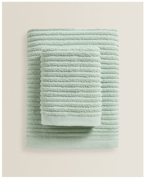 Банные полотенца Скидки до 20% из магазина Zara Home (Германия)