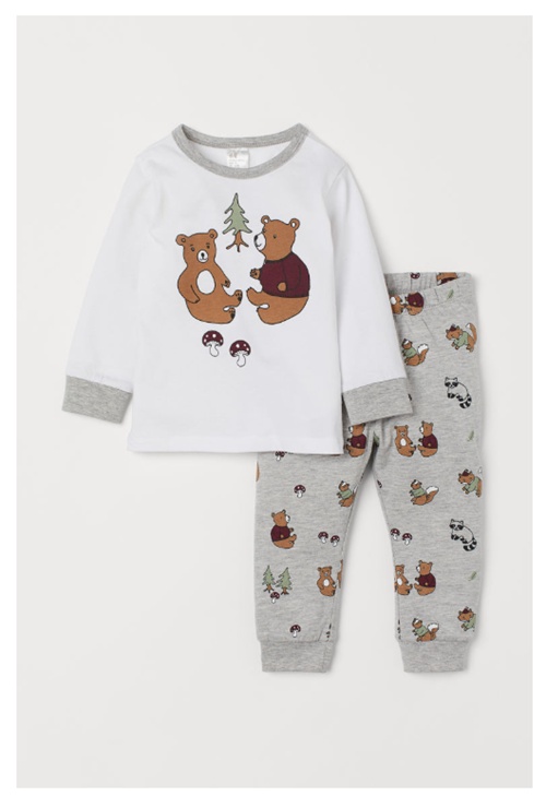 Детские пижамки по 4,99 € Скидка 37% из магазина H&M (Германия)