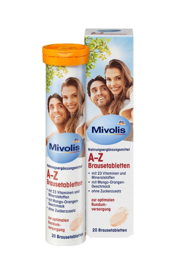 Витамины Mivolis Скидки до 15% из магазина DM (Германия)