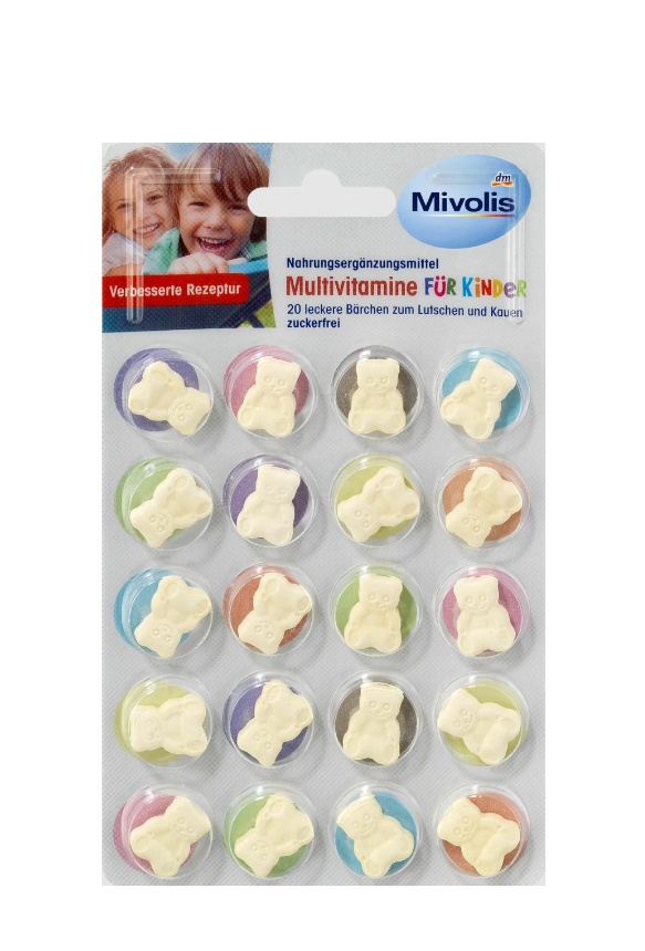 Витамины Mivolis Скидки до 15% из магазина DM (Германия)