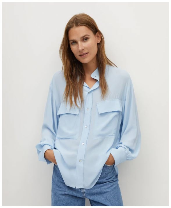 Стильные блузки Скидки до 57% з магазину MANGO Outlet (Німеччина)