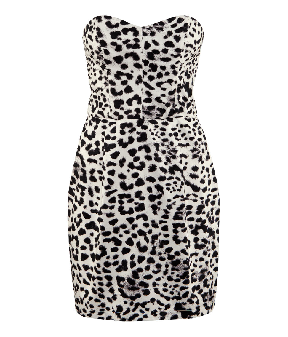 Леопардовое платье HM