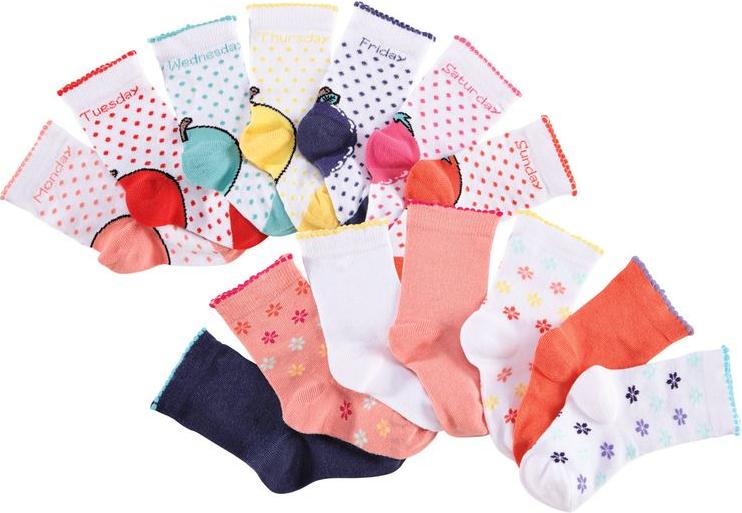 Отзыв на LUPILU® 7 пары носки для девочки малыша из Интернет-Магазина LIDL