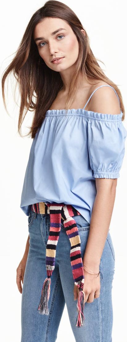 Отзыв на Off-Shoulder-Bluse из Интернет-Магазина H&M