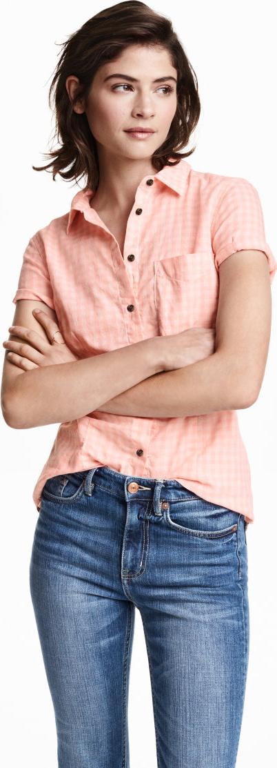Отзыв на Хлопковая блузка с c коротким рукавом из Интернет-Магазина H&M