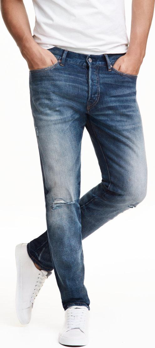 Отзыв на Slim заниженные рваные джинсы из Интернет-Магазина H&M