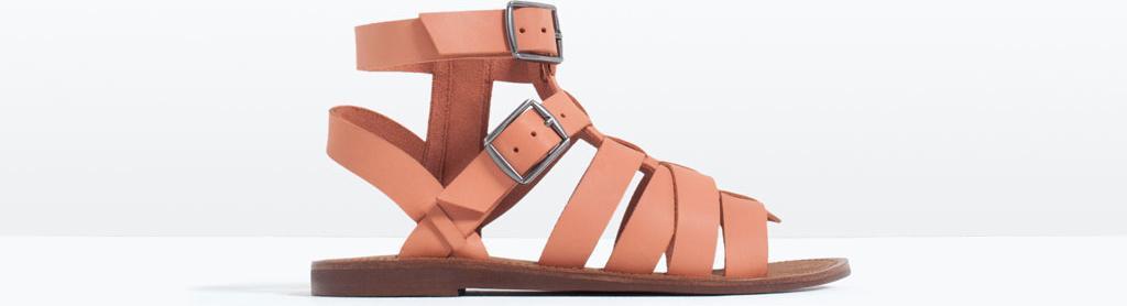 Отзыв на Кожаные сандалии с из Интернет-Магазина Zara