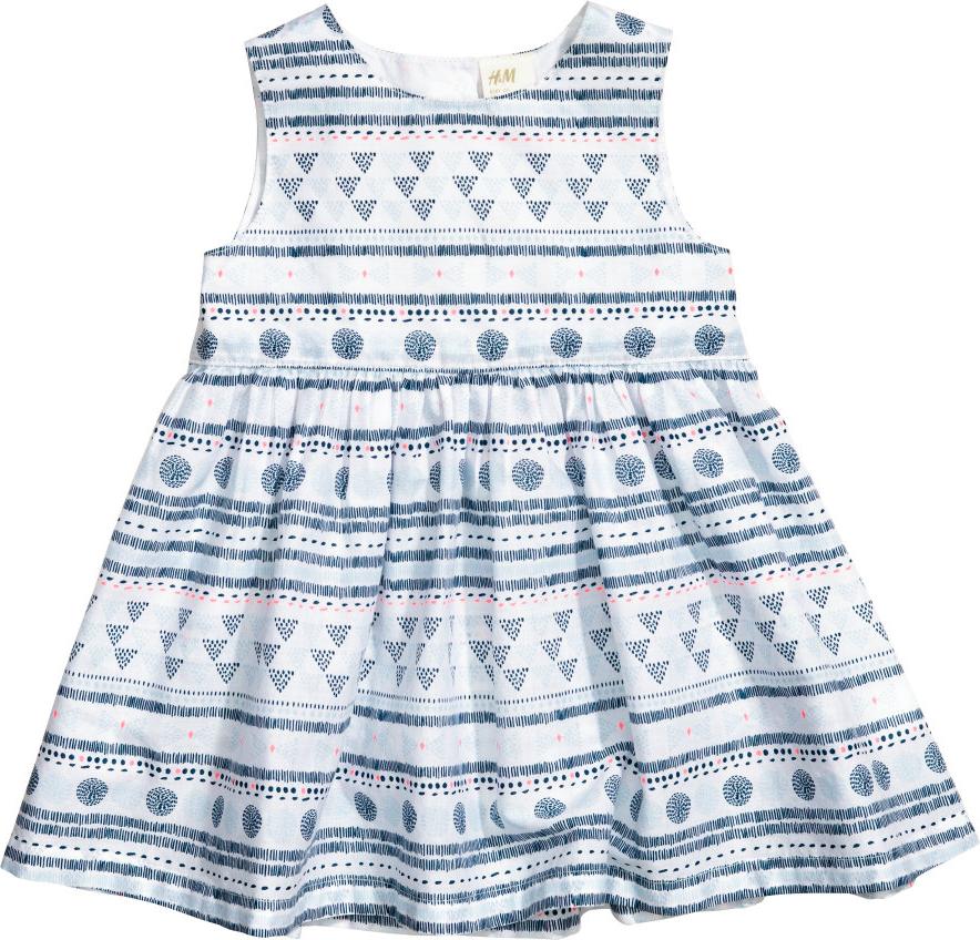 Отзыв на Цветное хлопковое платье из Интернет-Магазина H&M