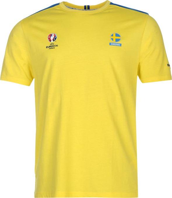 Отзыв на УЕФА Евро 2016 Швеция Основной футболка для мужчин из Интернет-Магазина Sports Direct