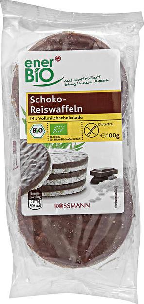 Отзыв на enerBiO Bio Schoko-Reiswaffeln из Интернет-Магазина ROSSMANN