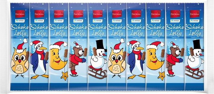 Отзыв на Favorina Weihnachts-Schoko-Lollys Vollmilch из Интернет-Магазина LIDL