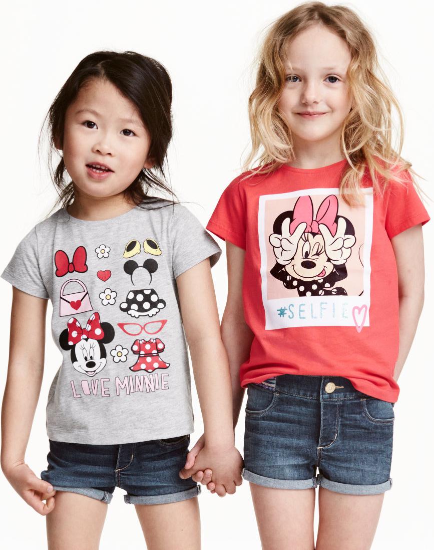 Отзыв на 2 пары футболок с принтом из Интернет-Магазина H&M