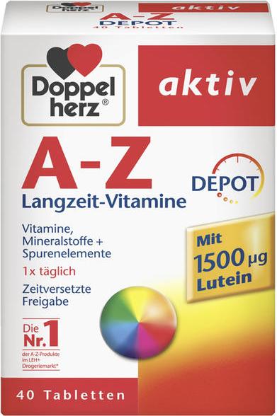 Отзыв на Doppelherz aktiv A-Z Depot Langzeit-Vitamine из Интернет-Магазина ROSSMANN