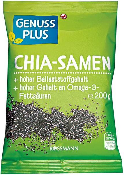 Отзыв на GenussPlus Chia-Samen из Интернет-Магазина ROSSMANN