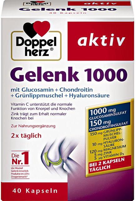 Отзыв на Doppelherz aktiv Gelenk 1000 из Интернет-Магазина ROSSMANN