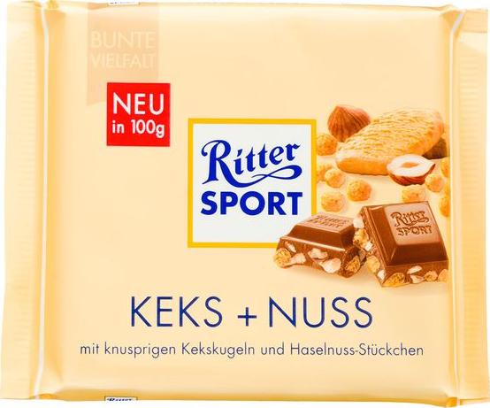 Отзыв на Ritter Sport Шоколад Кекс + Нусс из Интернет-Магазина LIDL