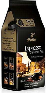 Отзыв на Espresso Sizilianer Art - 1kg Ganze Bohne из Интернет-Магазина Tchibo