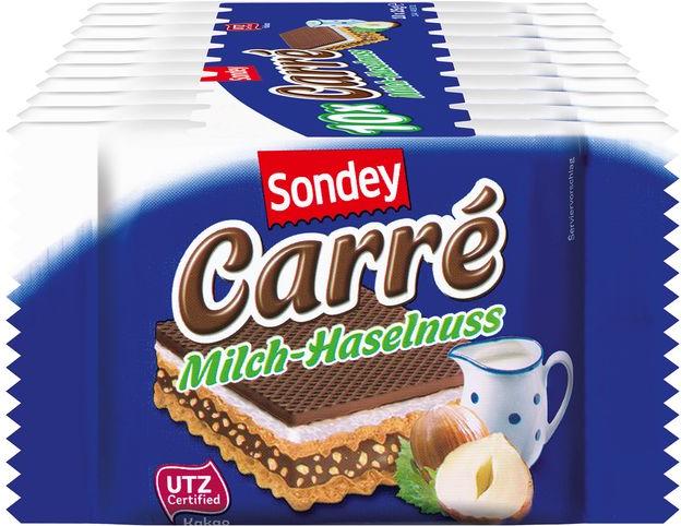 Отзыв на SONDEY Carré (игрушки) из Milch-Haselnuss-Schnitte LIDL