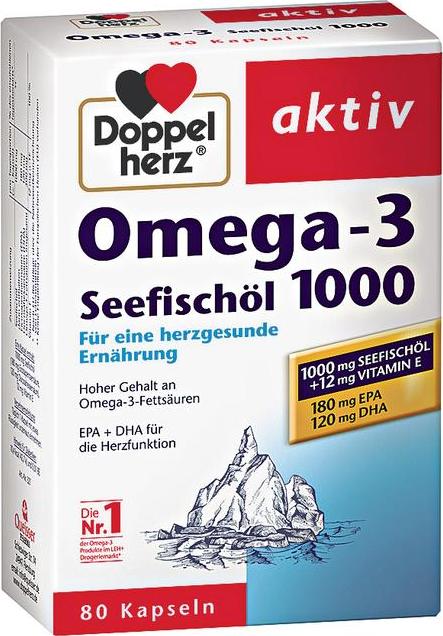 Отзыв на Doppelherz aktiv Omega-3 Seefischöl 1000 из Интернет-Магазина ROSSMANN
