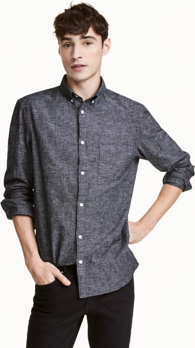 Отзыв на Рубашка с  нормальные Fit из Интернет-Магазина H&M