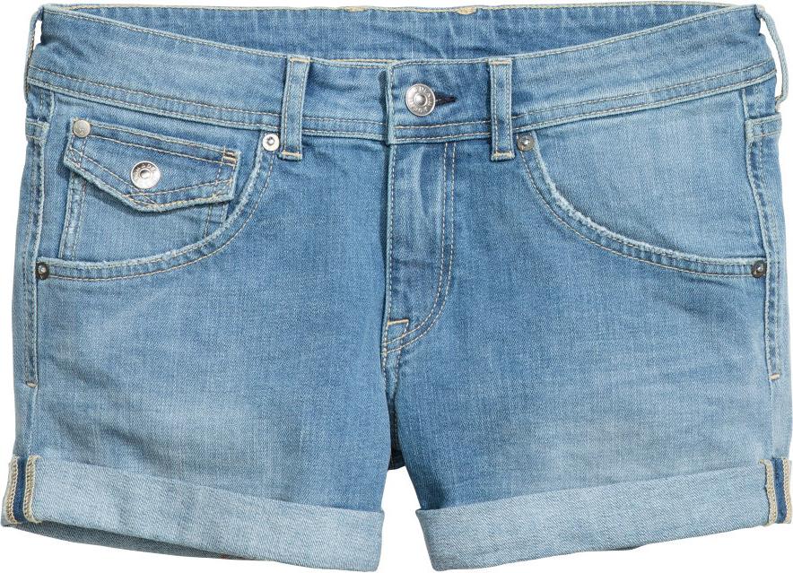 Отзыв на Джинсовые шорты заниженные из Интернет-Магазина H&M