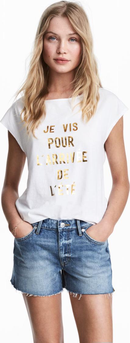 Отзыв на Футболка трикотажная из Интернет-Магазина H&M