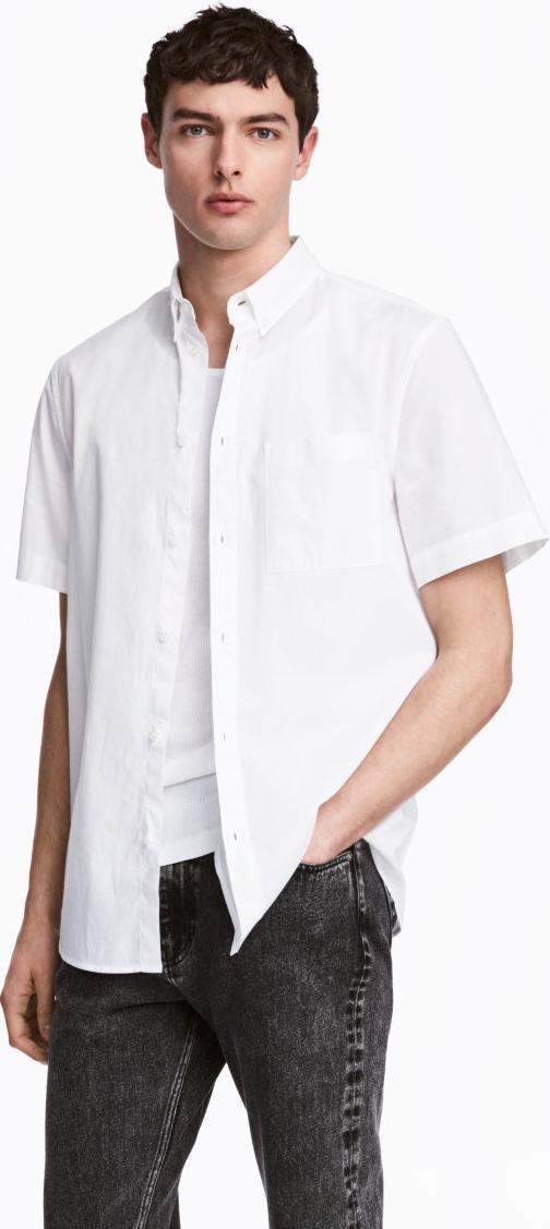 Отзыв на Рубашка с коротким рукавом нормальные Fit из Интернет-Магазина H&M