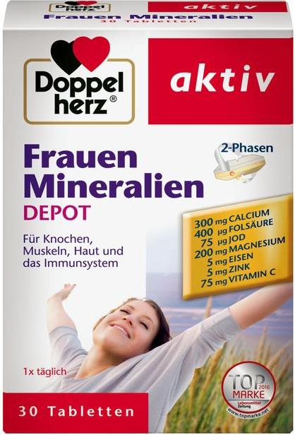 Отзыв на Doppelherz aktiv Frauen Mineralien Depot из Интернет-Магазина ROSSMANN