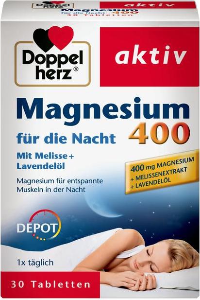 Отзыв на Doppelherz aktiv Magnesium 400 für die Nacht из Интернет-Магазина ROSSMANN