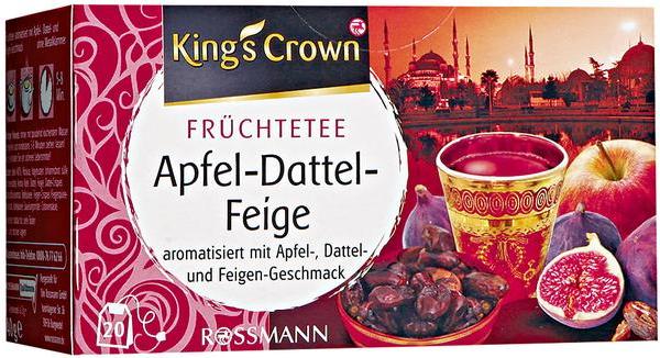Отзыв на King's Crown Früchtetee Apfel-Dattel-Feige из Интернет-Магазина ROSSMANN