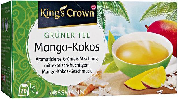 Отзыв на King's Crown Grüner Tee Mango-Kokos из Интернет-Магазина ROSSMANN