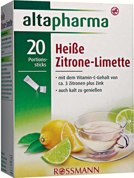 Отзыв на altapharma Heiße Zitrone-Limette из Интернет-Магазина ROSSMANN