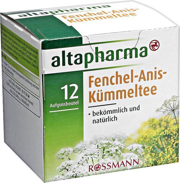 Отзыв на altapharma Fenchel-Anis-Kümmeltee из Интернет-Магазина ROSSMANN