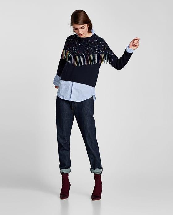 Отзыв на Пуловер с бахромой и из Интернет-Магазина Zara