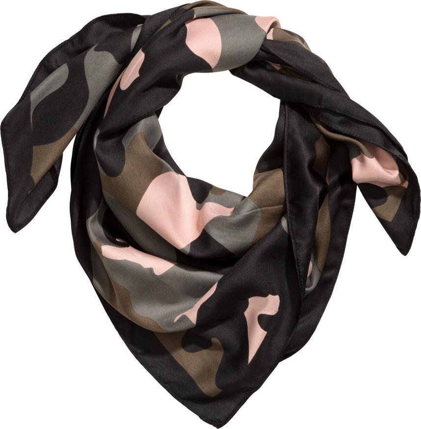 Отзыв на С пестрым рисунком шарф из Интернет-Магазина H&M