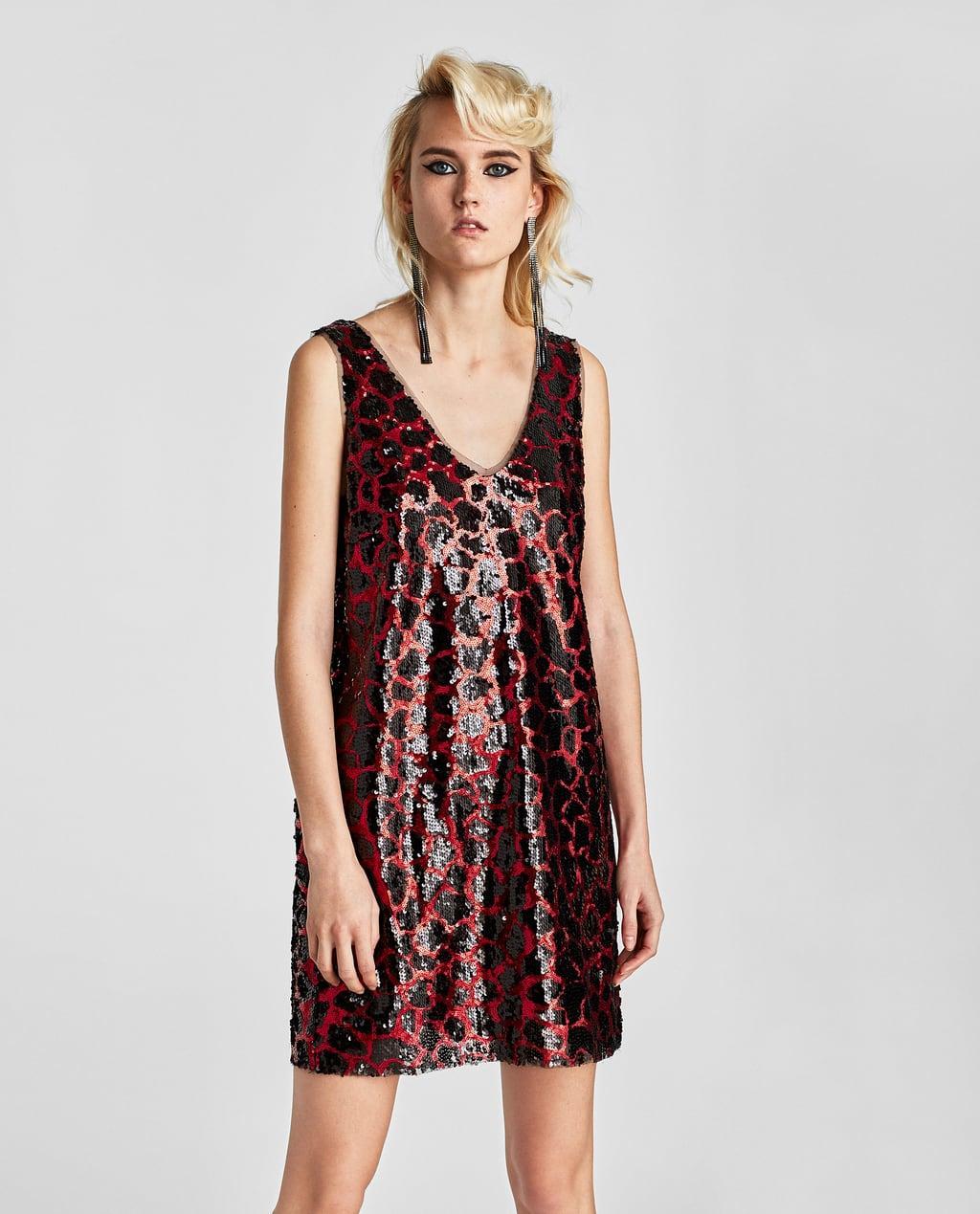 Отзыв на Платье с принтом и с паетками из Интернет-Магазина Zara