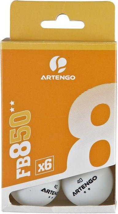 Отзыв на Tischtennisbälle FB850 2** 6 Stück weiß/orange ARTENGO из Интернет-Магазина Decathlon