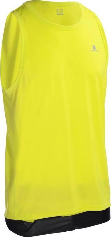 Отзыв на Танк-Рубашка Фитнес Кардио Энергии для мужчин желтый DOMYOS из Интернет-Магазина Decathlon
