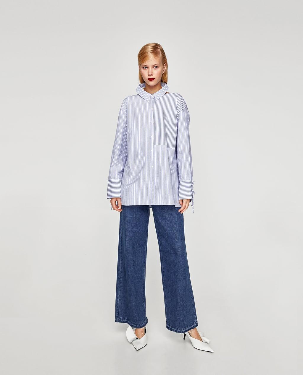 Отзыв на ПОЛОСАТЫЙ Рубашка с KRAGENDETAIL из Интернет-Магазина Zara