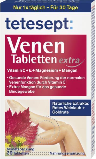 Отзыв на tetesept Venen Tabletten extra из Интернет-Магазина ROSSMANN