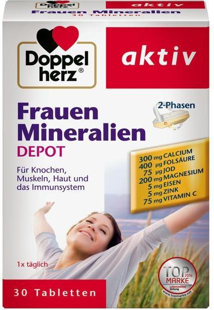 Отзыв на Doppelherz aktiv Frauen Mineralien Depot из Интернет-Магазина ROSSMANN