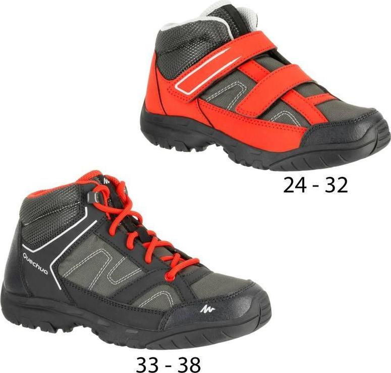 Отзыв на Обувь для ходьбы Arpenaz 50 Средний для детей черный/красный QUECHUA из Интернет-Магазина Decathlon