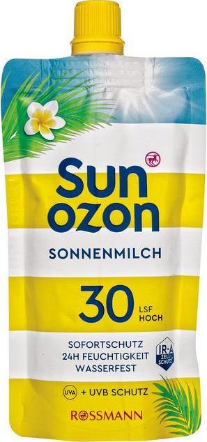 Отзыв на sunozon Sonnenmilch LSF 30 из Интернет-Магазина ROSSMANN
