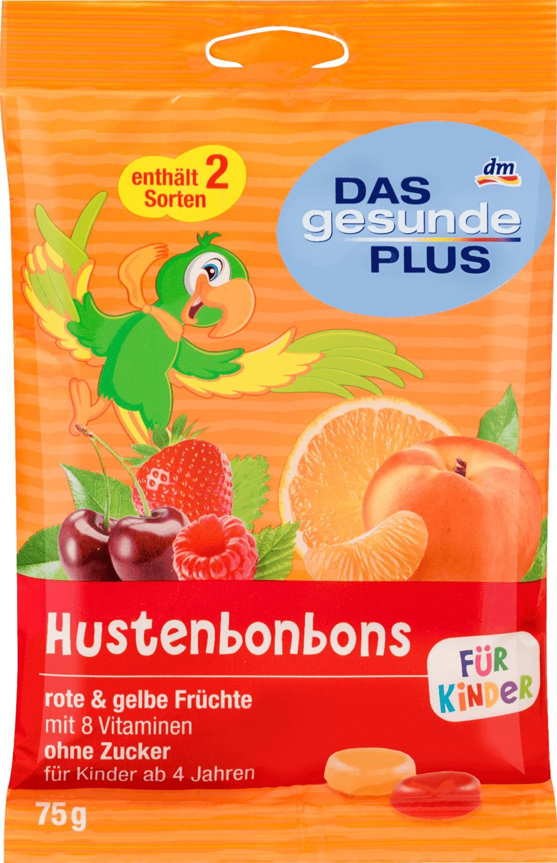 Отзыв на Husten-Bonbons, rote & gelbe Früchte, für Kinder, zuckerfrei, 75 g из Интернет-Магазина DM