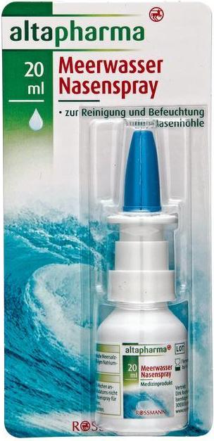 Отзыв на altapharma Meerwasser Nasenspray из Интернет-Магазина ROSSMANN