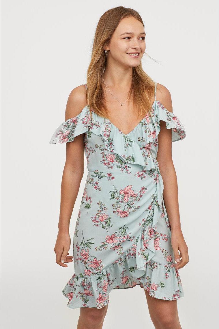 Отзыв на Cold-Shoulder-Kleid из Интернет-Магазина H&M